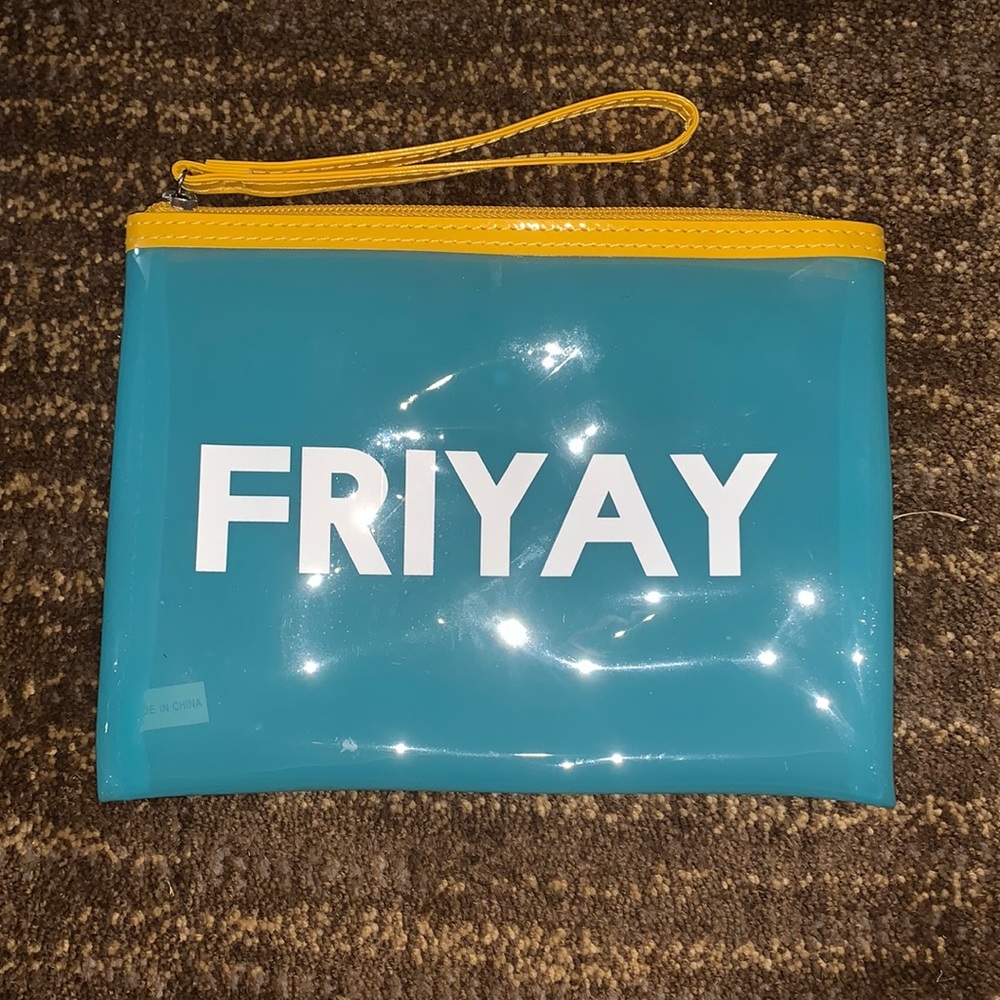 “Friyay” makeup bag
